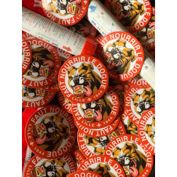Stickers «Il faut nourrir le dogue»